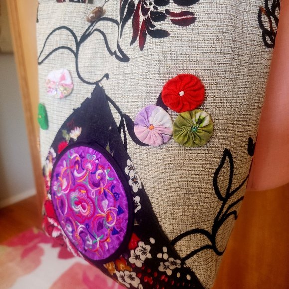 Artisan Embroidered Hand Made Shoulder Bag - Picture 2 of 11